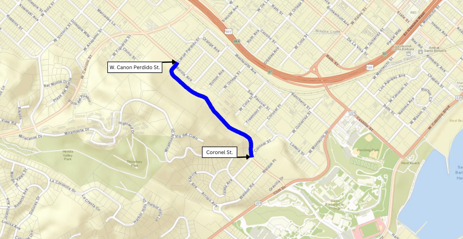 Reapertura de Loma Alta Drive al tráfico vehicular a partir del 10 de